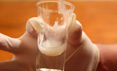 Ebony Cum Dumps Lil Bit 228815 Thirsty Black Hooker Drinks A Cum Cocktail
