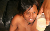 Ebony Cum Dumps Sunshine 228821 Chickenhead Ho Drinks A Salty Semen Drink
