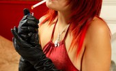 Smoking Videos Elle Menthol Boobs 229568 Gorgeous Redhead Smokes A Menthol Cigarette And Shows Her Boobs
