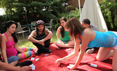 Spicy Roulette 230010 American Teens Play Strip Poker And Sex Roulette Outdoors
