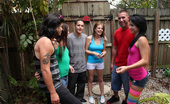 Spicy Roulette 230035 Outdoor Strip Poker Game Turns Into A Raunchy Fuck Session
