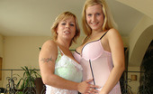 Lesbian Chunkers Veronika & Jana 232521 Chubby Blonde BBWs Twaddling Their Twats
