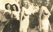 Vintage Classic Porn 233362 Several Fifties Ladies Going Naked In Their Own Backyard
