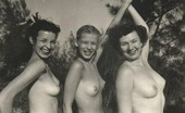 Vintage Classic Porn 233362 Several Fifties Ladies Going Naked In Their Own Backyard
