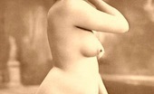 Vintage Classic Porn 233380 Naughty Vintage Ladies Posing Nude Outside In The Garden
