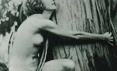 Vintage Classic Porn 233380 Naughty Vintage Ladies Posing Nude Outside In The Garden
