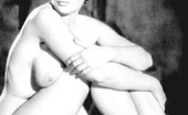 Vintage Classic Porn 233380 Naughty Vintage Ladies Posing Nude Outside In The Garden
