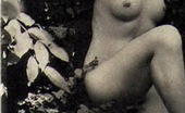 Vintage Classic Porn 233380 Naughty Vintage Ladies Posing Nude Outside In The Garden
