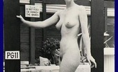 Vintage Classic Porn 233411 Several Nudists From The Sixties Showing It All Outdoor

