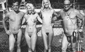 Vintage Classic Porn 233411 Several Nudists From The Sixties Showing It All Outdoor
