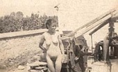 Vintage Classic Porn 233418 Several Outdoor Vintage Ladies Going Fully Naked Outdoor
