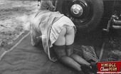 Vintage Classic Porn 233424 Several Vintage Car Lovers Showing Their Sexy Body Parts

