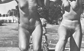 Vintage Classic Porn 233434 Vintage Nudist Going Fully Naked On The Natural Camping
