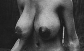 Vintage Classic Porn 233449 Sweet Sylvia McFarland Shows Her Huge Black Natural Breasts
