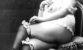 Vintage Classic Porn 233454 Several Ladies Showing Their Original Vintage Stockings
