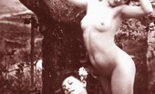 Vintage Classic Porn 233517 Twenties Wifes Showing Their Natural Nude Bodies On Photo
