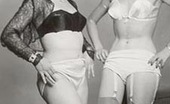 Vintage Classic Porn 233559 Two Very Sexy And Vintage Girls Posing In The Nude Together
