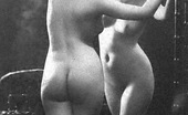 Vintage Classic Porn 233579 Some Vintage Girls Standing Naked In Front Of Their Mirrors
