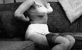 Vintage Classic Porn 233605 Some Vintage Chicks Wearing Sexy Black Stockings In The Nude
