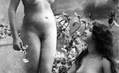 Vintage Classic Porn Vintage Lesbian Nude Chicks Enjoy Posing In The Twenties

