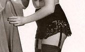 Vintage Classic Porn 233659 Wearing Vintage Stockings And Suspenders In The Fifties
