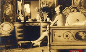Vintage Classic Porn 233660 Sexy Horny Vintage Chicks Posing At Home In The Twenties
