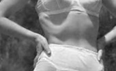 Vintage Classic Porn 233669 Hot Vintage Chicks Posing Naked Outdoors In The Fifties
