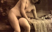 Vintage Classic Porn 233684 Vintage Models Showing Their Pubic Hair In The Twenties
