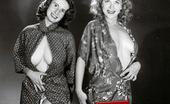 Vintage Classic Porn 233700 Cute And Sexy Vintage Lesbians Undressing In The Fifties
