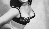 Vintage Classic Porn 233746 Showing Off Their Big Black Vintage Bras In The Fifties
