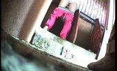Piss Hunt 233888 Two Girls Watering The Spy Cam Planted In Park Loo

