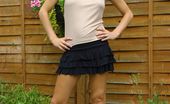 Only Melanie 233988 Melanie Outside In A Very Short Skirt. (Non Nude)
