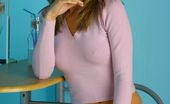 Only Melanie 234043 Sexy Melanie Wearing A Tight Top With A White Miniskirt And Cotton Panties (Non Nude)
