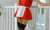 Only Melanie 234064 Mel In Sexy Red French Maid Outfit. (Non Nude)
