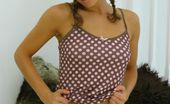 Only Melanie 234074 Stunning Blonde Melanie In Matching Spotty Top And Panties. (Non Nude)
