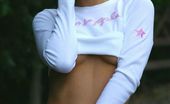 Only Melanie 234090 Melanie Getting Warmed Up For A Jog In Tight Gym Kit. (Non Nude)
