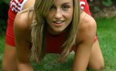 Only Melanie 234116 Melanie In A Sexy Red Gym Kit. (Non Nude)
