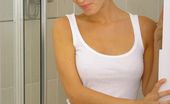 Only Melanie 234122 Melanie Looking Lovely As She Gets In The Shower In A Tight Top And Cotton Panties. (Non Nude)
