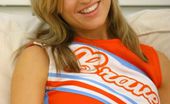 Only Melanie 234144 Cheerleader Outfit With Dark Tan Stockings (Non Nude)
