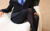 Only Melanie 234178 Sexy Blonde Melanie Seductively Teases Her Way Out Of Her College Uniform
