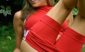 Only Melanie 234311 Melanie In A Sexy Red Gym Kit.
