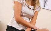 Only Silk And Satin Kerri Parker 234598 Lovely Secretary Set With Cream Tights (Non Nude)
