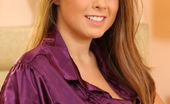Only Silk And Satin Sarah James 234624 Stunning Busty Sarah In Silk Secretary Clothing
