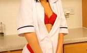 Only Carla 234890 Carla Gives Us A Real Treat Dressed In A Naughty Nurses Uniform With Sexy Red Lingerie Beneath. (Non Nude)
