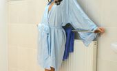 Only Carla 234895 Carla In A Sexy Bathrobe Only Wearing Cotton Panties (Non Nude)
