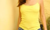 Only Carla 234902 Carla In A Small Tight Yellow Top And Jean Hotpants (Non Nude)
