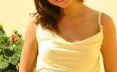 Only Carla 234929 Carla Enjoys The Sun In A Tight Yellow Top
