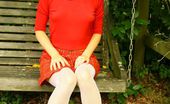 Only Carla 234937 Stunning Carla In Red College Uniform And White Pantyhose. (Non Nude)
