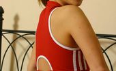 Only Carla 234972 Carla In A Lovely Tight Red Gym Kit. (Non Nude)
