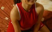 Only Carla 234972 Carla In A Lovely Tight Red Gym Kit. (Non Nude)
